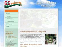 Tablet Screenshot of gnglandscaping.com